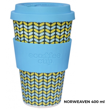 ecoffee cup norweaven 400 ml kopi