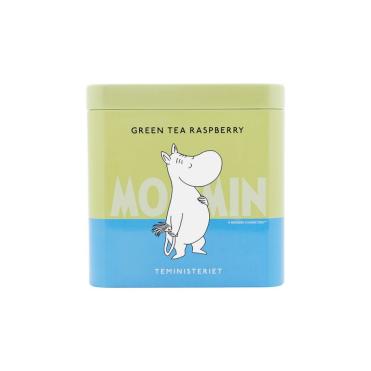 moomin green tea raspberry tin